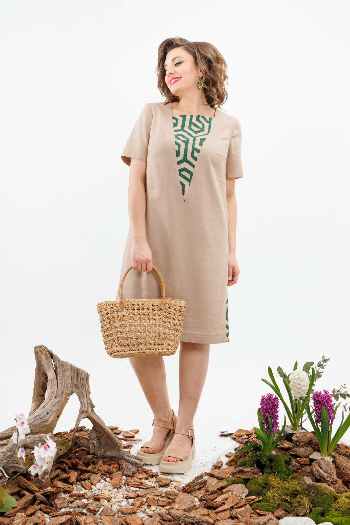 Платье Romanovich Style 1-2504 бежевый