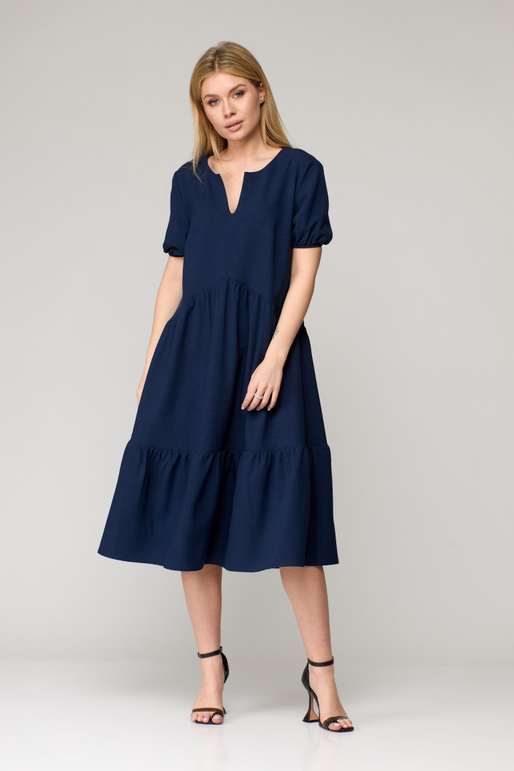 Платье Talia Fashion 399 темно-синий